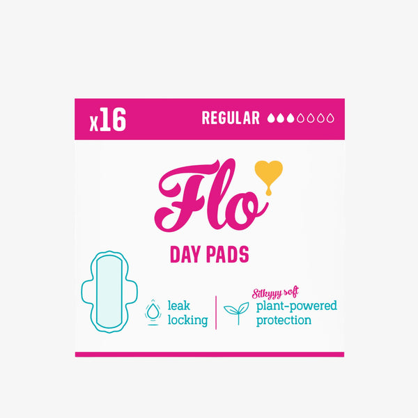 Flo | Bamboo Day Pads with Wings - 16 Pack