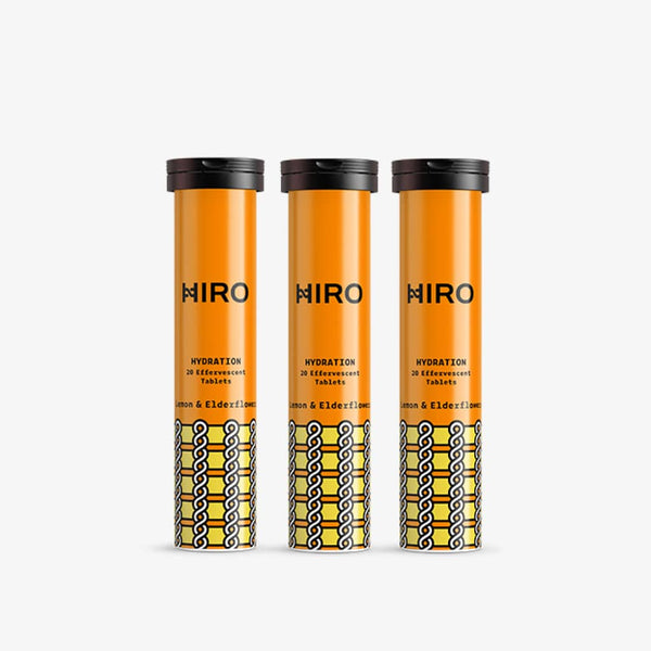 HIRO | Hydration - Lemon & Elderflower Triple Pack - 30 Servings
