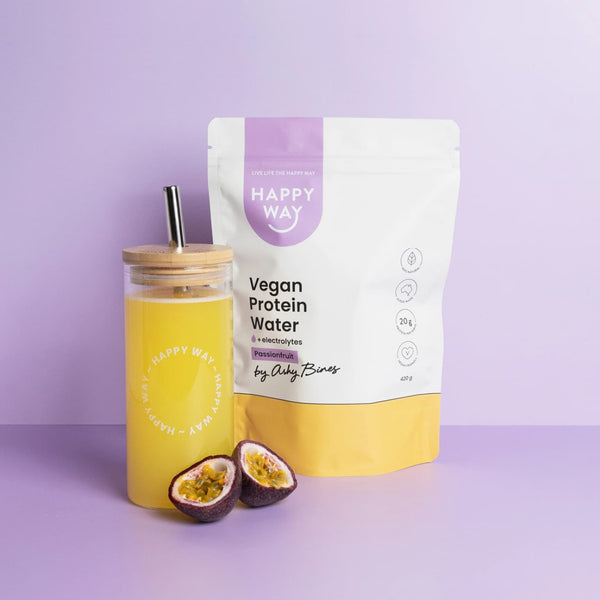 Happy Way | Passionfruit Vegan Protein Water Powder - 420g