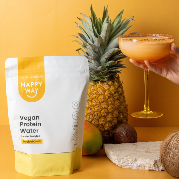 Happy Way | Tropical Crush Vegan Protein Water Powder - 420g