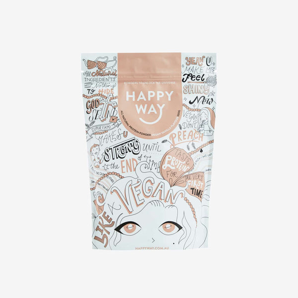 Happy Way | Like A Vegan Vanilla Vegan Protein Powder - 500g