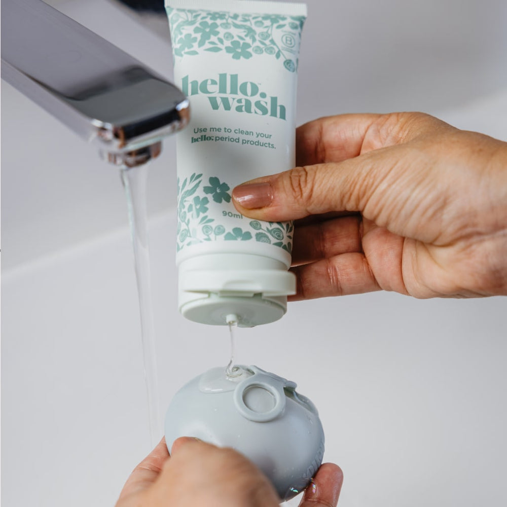 Hello Period | Period Cup Cleanser - 90ml – Unfabled