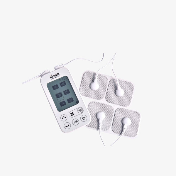 Kinetik Wellbeing | Dual Channel TENS Machine for Cramps & Pain