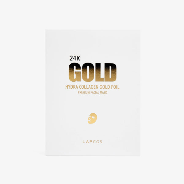 LAPCOS | 24K Gold Foil Premium Hydra Collagen Face Mask - Single