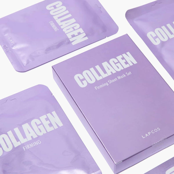 LAPCOS | Collagen Daily Sheet Mask - 5 Pack