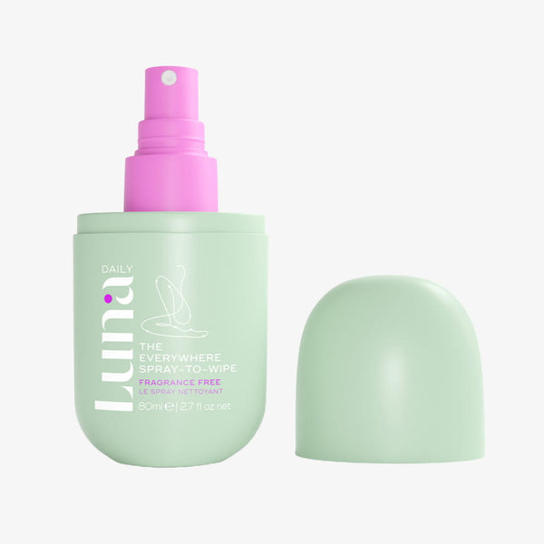 Luna Daily | The Fragrance Free Everywhere Spray-to-Wipe - 80ml