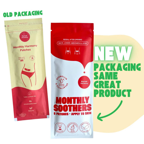 Period Harmony | Monthly Harmony Period Patches - 5 Patches