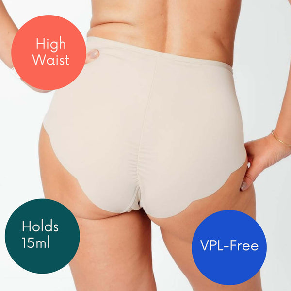 NIXI Body | Coni Sporty High Waist Cream Period Pants