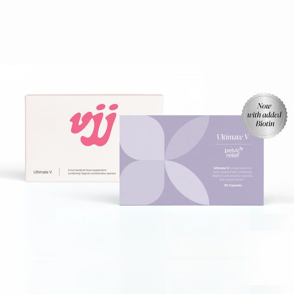 VJJ Health | Ultimate V Probiotics for Vaginal Health - 30 Capsules