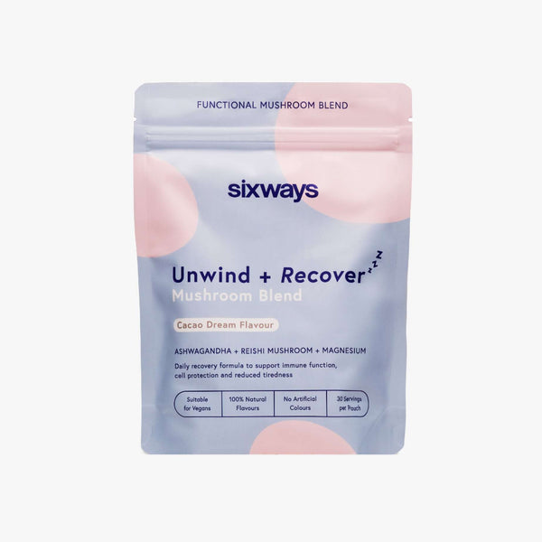 Sixways | Unwind & Recover Mushroom Blend for Sleep - 30 Servings