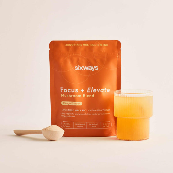 Sixways | Focus & Elevate Mushroom Blend - 30 Servings