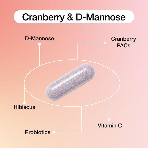 Cranberry & D-Mannose Superblend - 60 Capsules