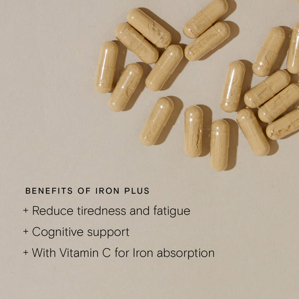 Wild Nutrition | Iron Plus - 30 Capsules