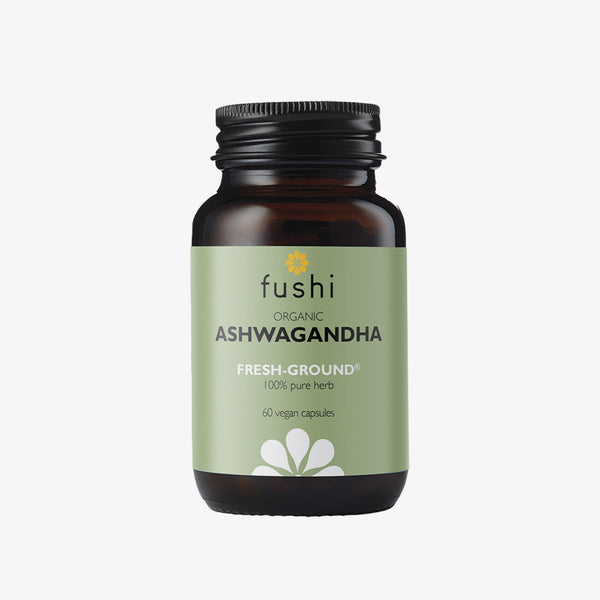 Fushi Wellbeing | Organic Ashwagandha - 60 Capsules