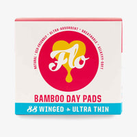 Flo | Bamboo Megapack Day Pads with Wings - 88 Pack – Unfabled