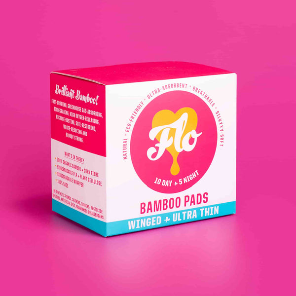 Flo | Bamboo Pads with Wings - Combo 15 Pack (10 Day + 5 Night)